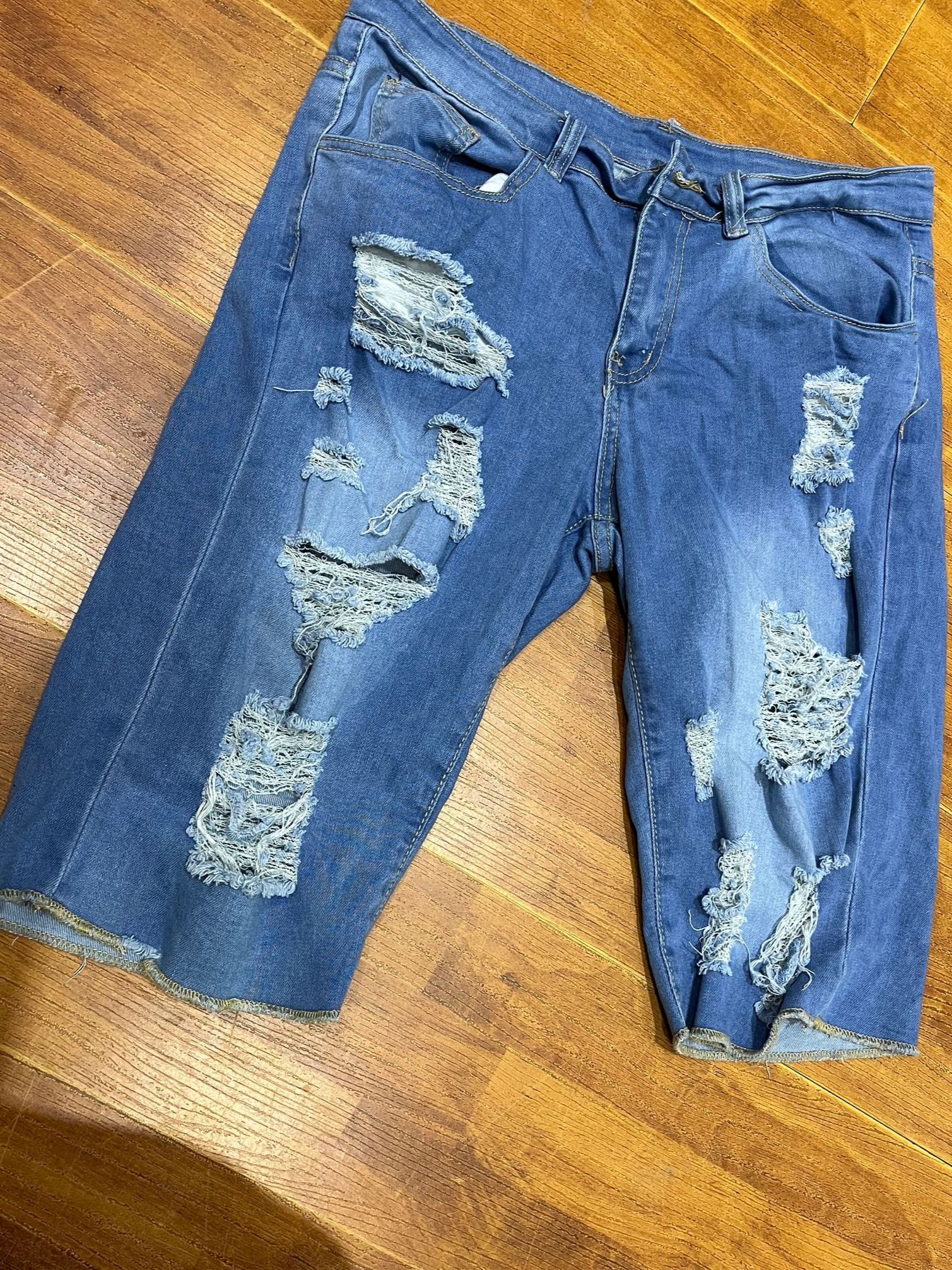 MAKE AN OLD STYLE DENIM MAONG TOKONG SHORT WITH HIGH QUALITY AND ...