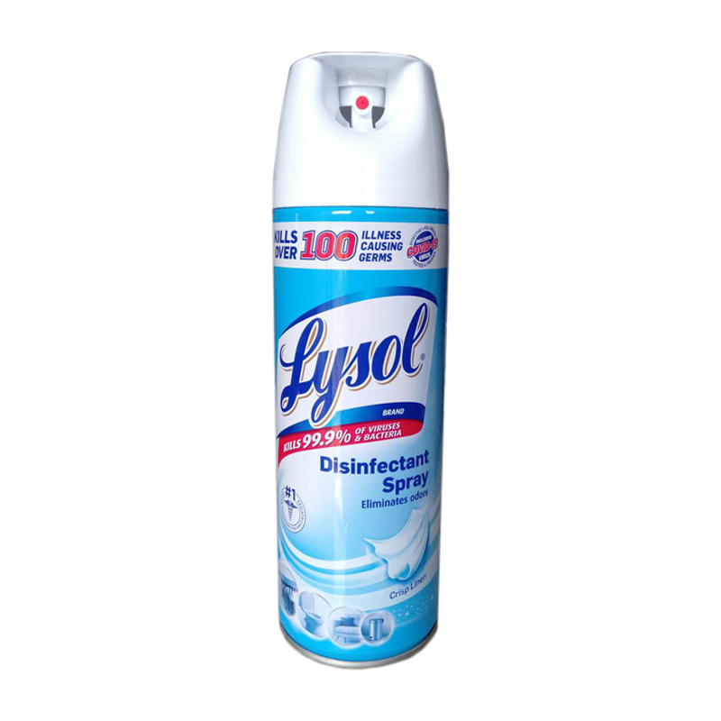 Lysol Disinfectant Spray Crisp Linen Scent 340 grams (454ml) November