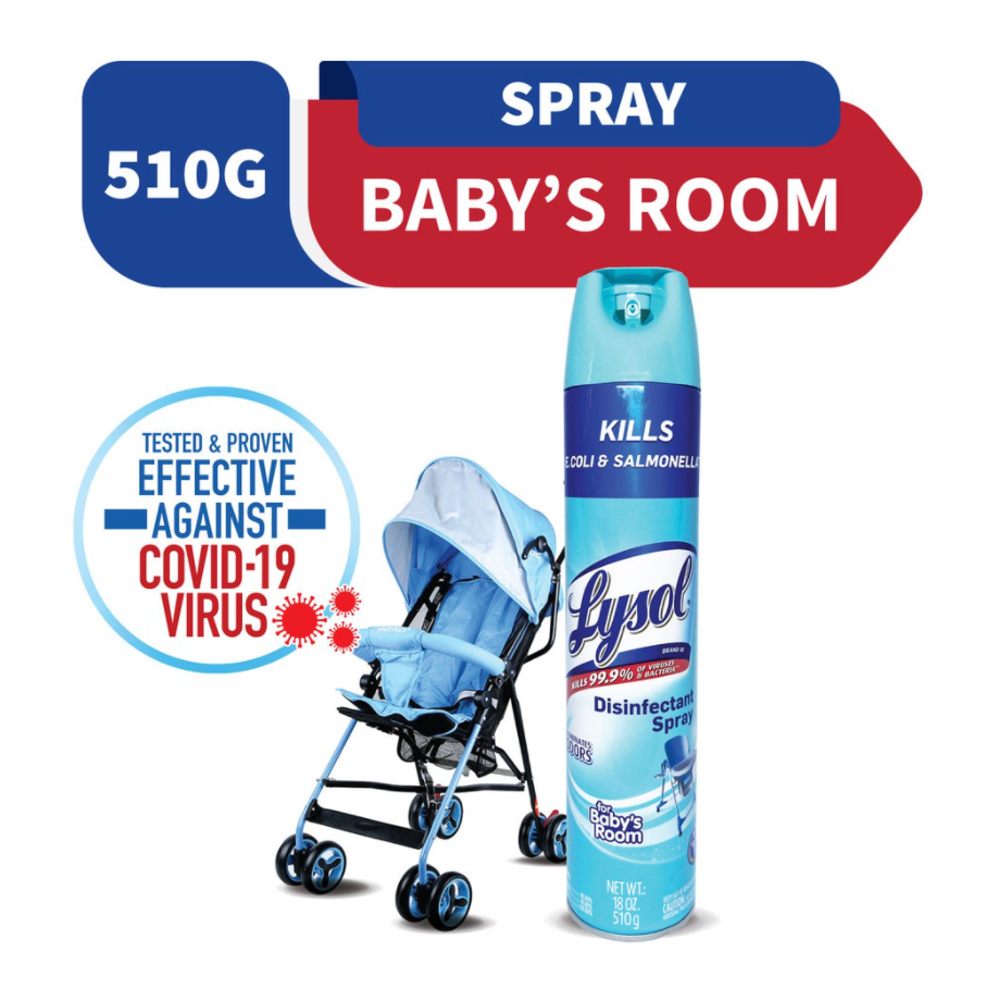 LYSOL Disinfectant Spray (Baby's Room Scent) 510g Lazada PH