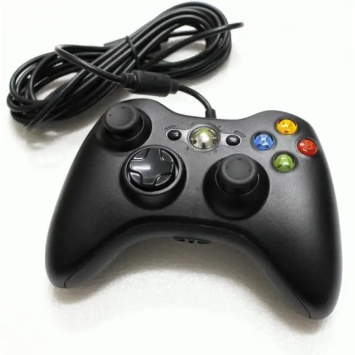 how to use a wired xbox 360 controller on pc