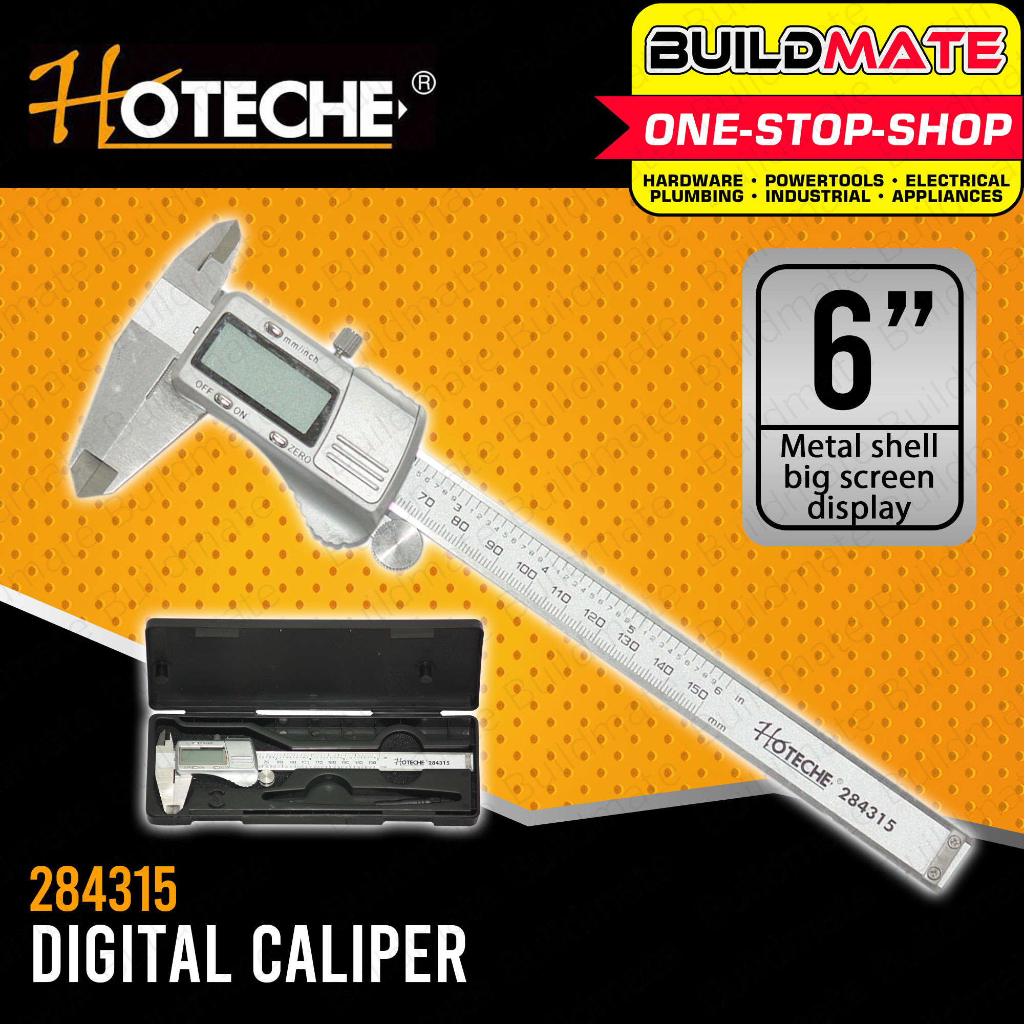 HOTECHE Digital / Vernier Caliper 6" HTC284315 BUILDMATE Lazada PH