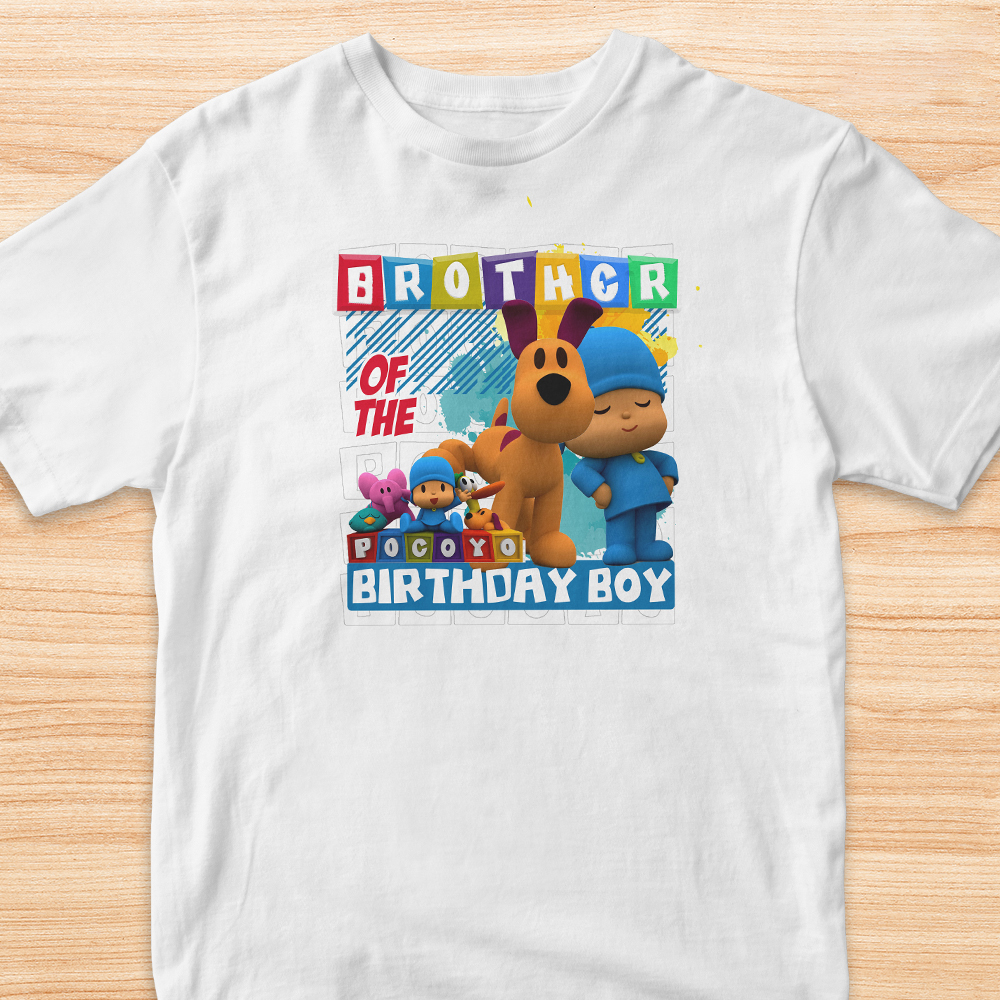 pocoyo birthday shirt