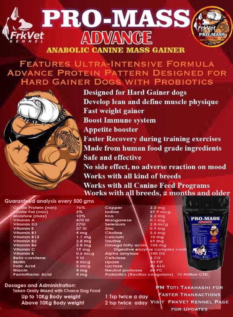 pro mass gainer for dogs