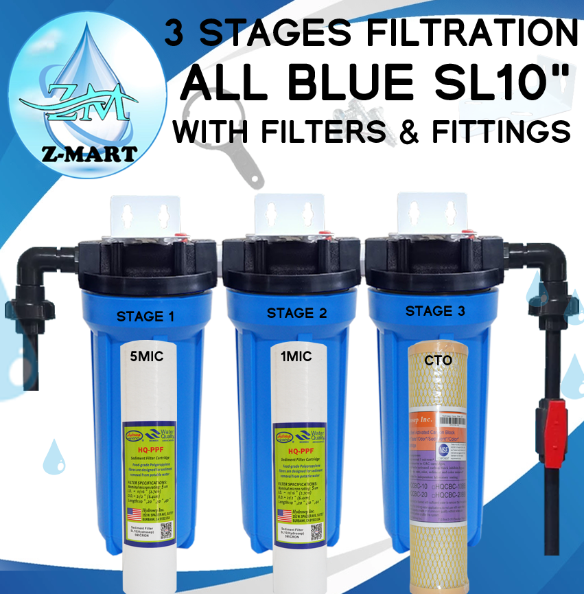 3 stages water filtration complete set ready to install | Lazada PH