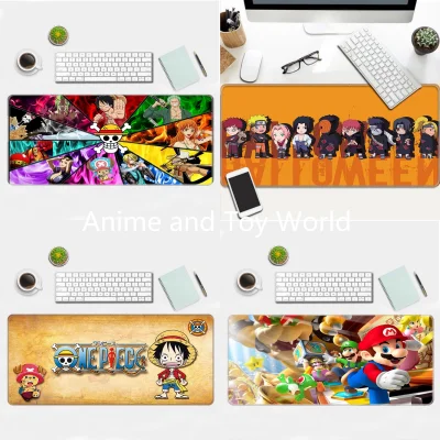 Extended Gaming Mouse Pad Large Mat One Piece Luffy,NBA,Demon Slayer,Harry Potter,Genshin Impact,Haikyuu,Attack On Titan,BTS,BT21,Super Mario,Naruto,Hunter X Hunter,Blackpink,My Hero Academia (size: 80cm x 30cm) Collectible Item