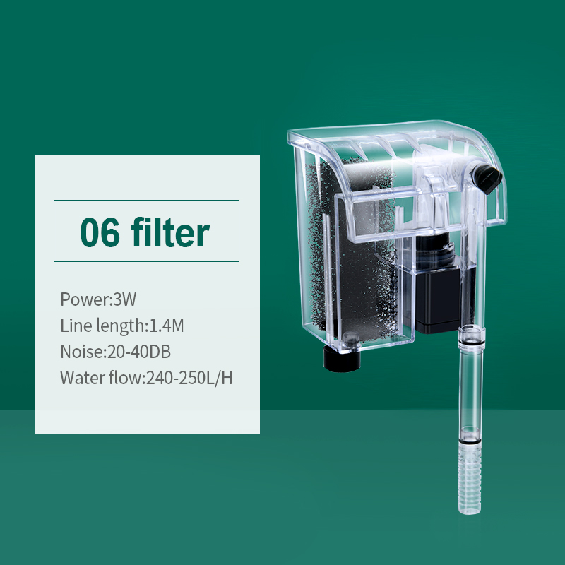 【DDC AQUA】 Aquarium Filter External Water Pumps Hanging Filter Power