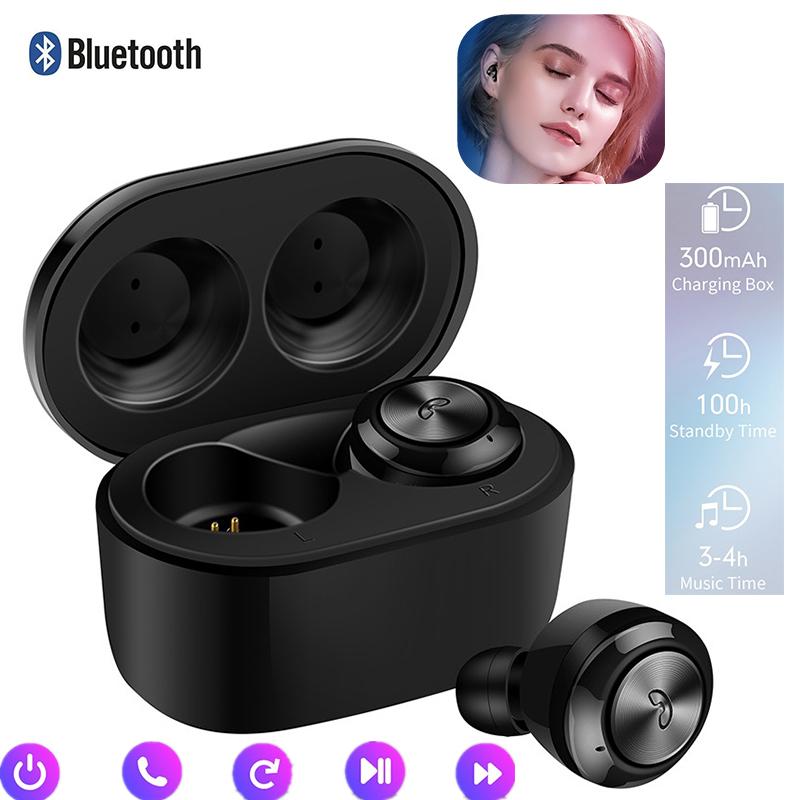 super max store A6 TWS Wireless Earbuds True V5.0 Bluetooth