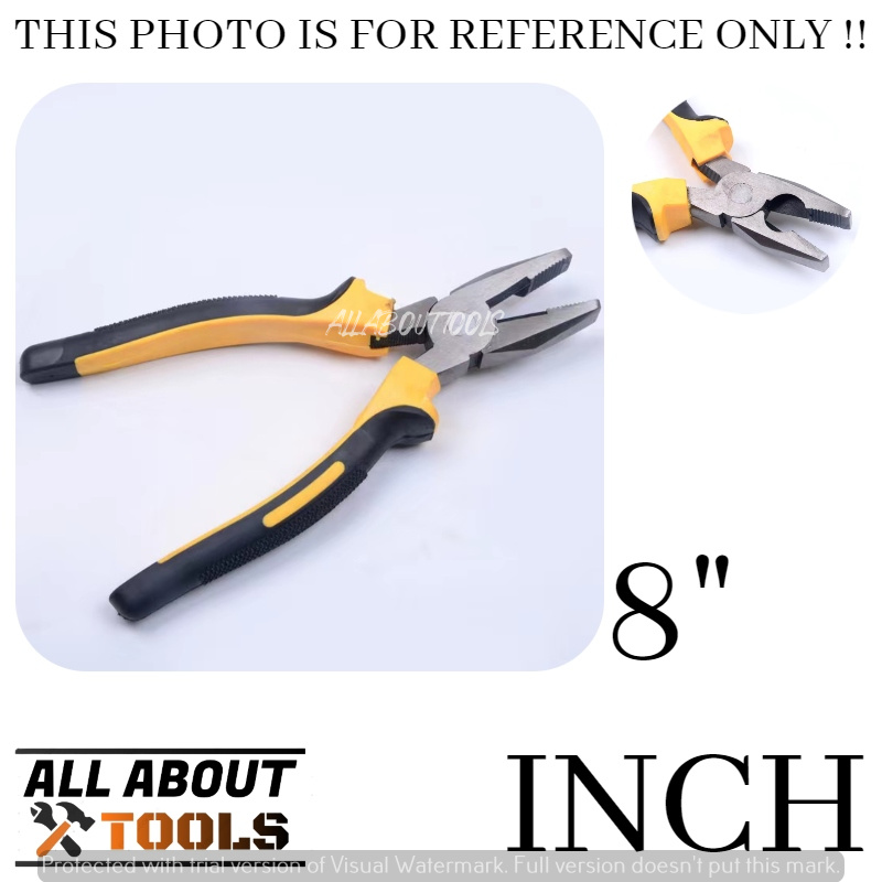 (AAT) 1 PC Combination Pliers 6" & 8" Inches Lineman's Plier