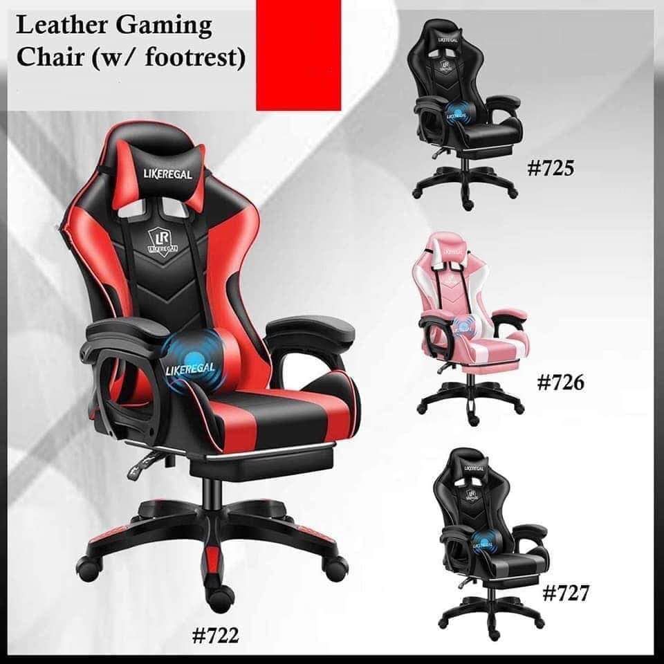 likeregal gamingoffice chair with footrest