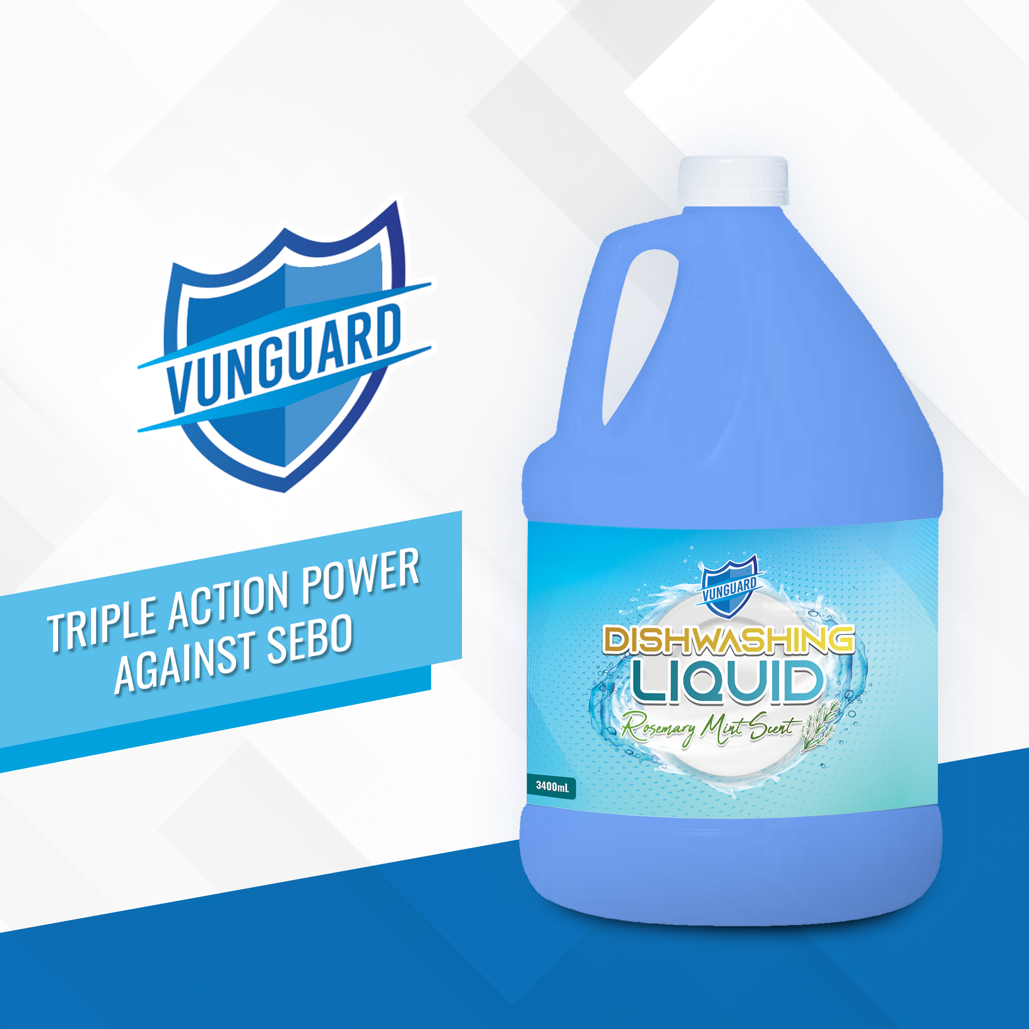 VUNGUARD DISHWASHING LIQUID ROSEMARY MINT SCENT 1 GALLON Lazada PH