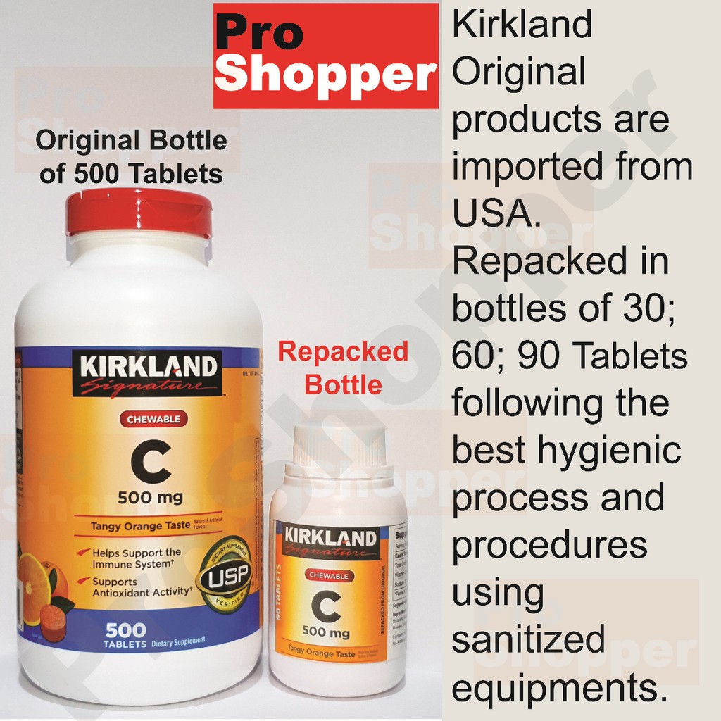 30 Tablets Kirkland Vitamin C 1000 Mg Lazada Ph