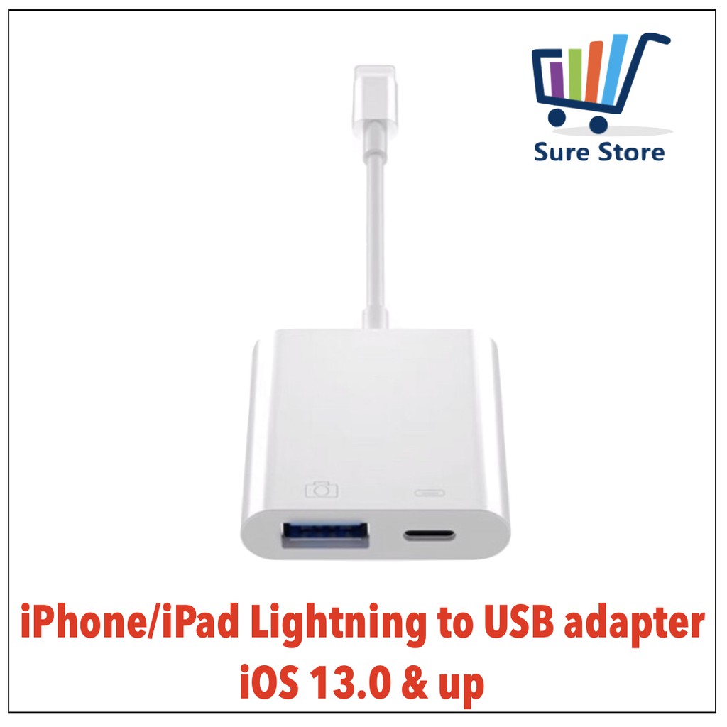 popular Lightning to USB adapter for iphone and ipad iOS 13.0 Lazada PH