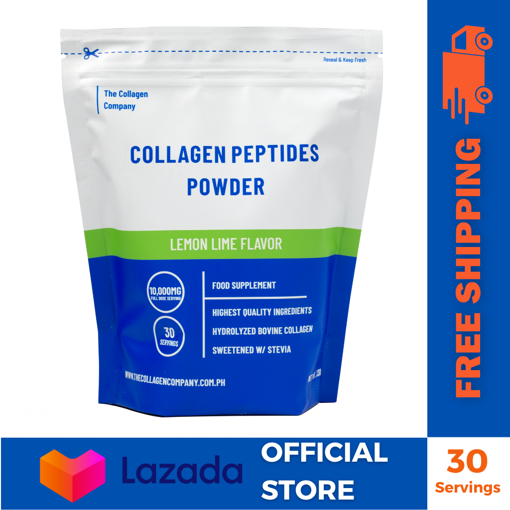 Collagen Peptides Powder Lemon Lime 300,000mg Lazada PH