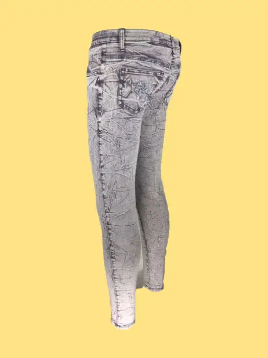 acid wash grey jeans