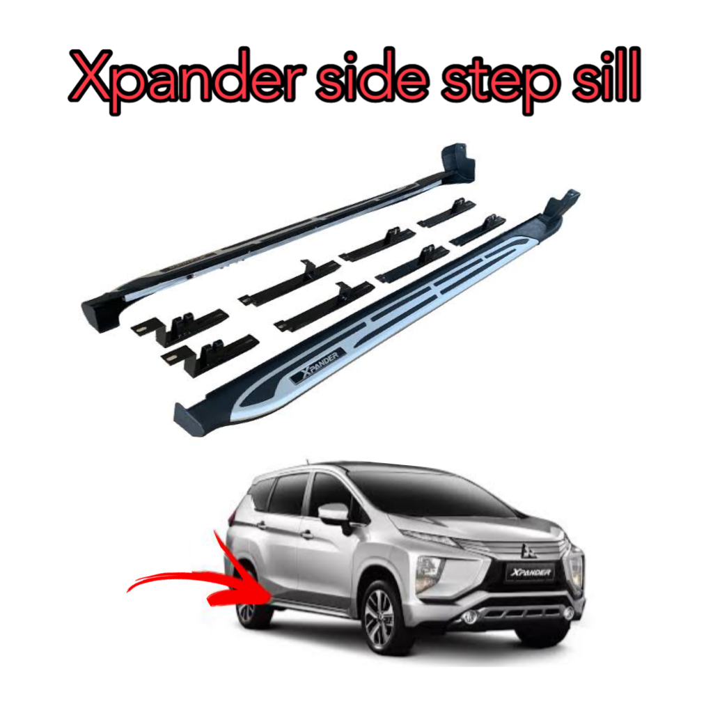 CPA CAR RUNNING BOARD SIDE STEP FOR MITSUBISHI XPANDER (1pair) (good