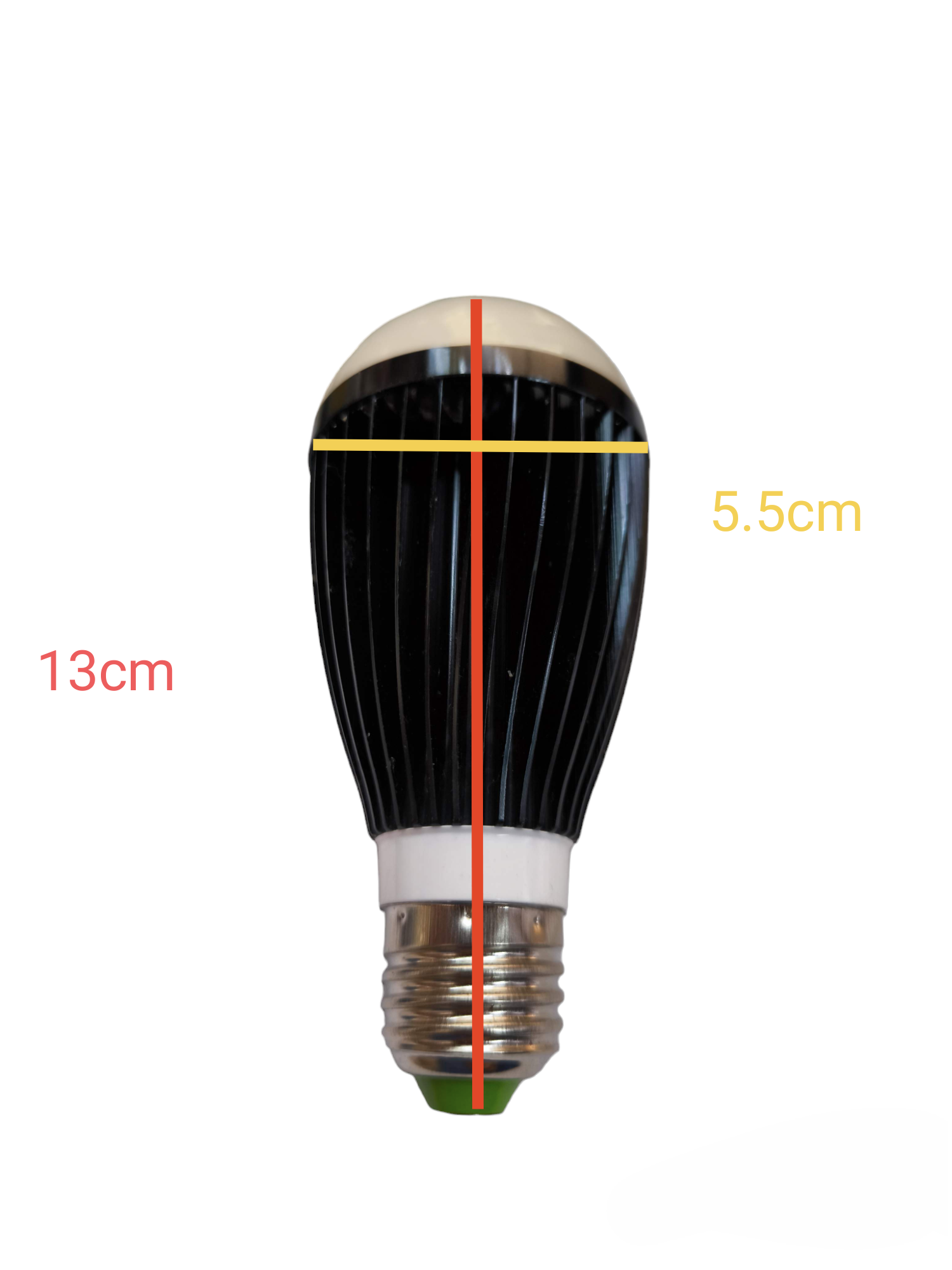 9W LED Industrial Bulb with Heat Sink E27 220V Available in Warm White