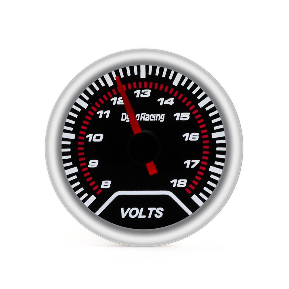 In Dash Volt Meter Aramox 52mm Voltmeter &ndash; Universal 12V Voltage Gauge For Cars, Boats &amp; Motorcycles (8V-16V Range, Black Dial) Marine Voltage Gauge