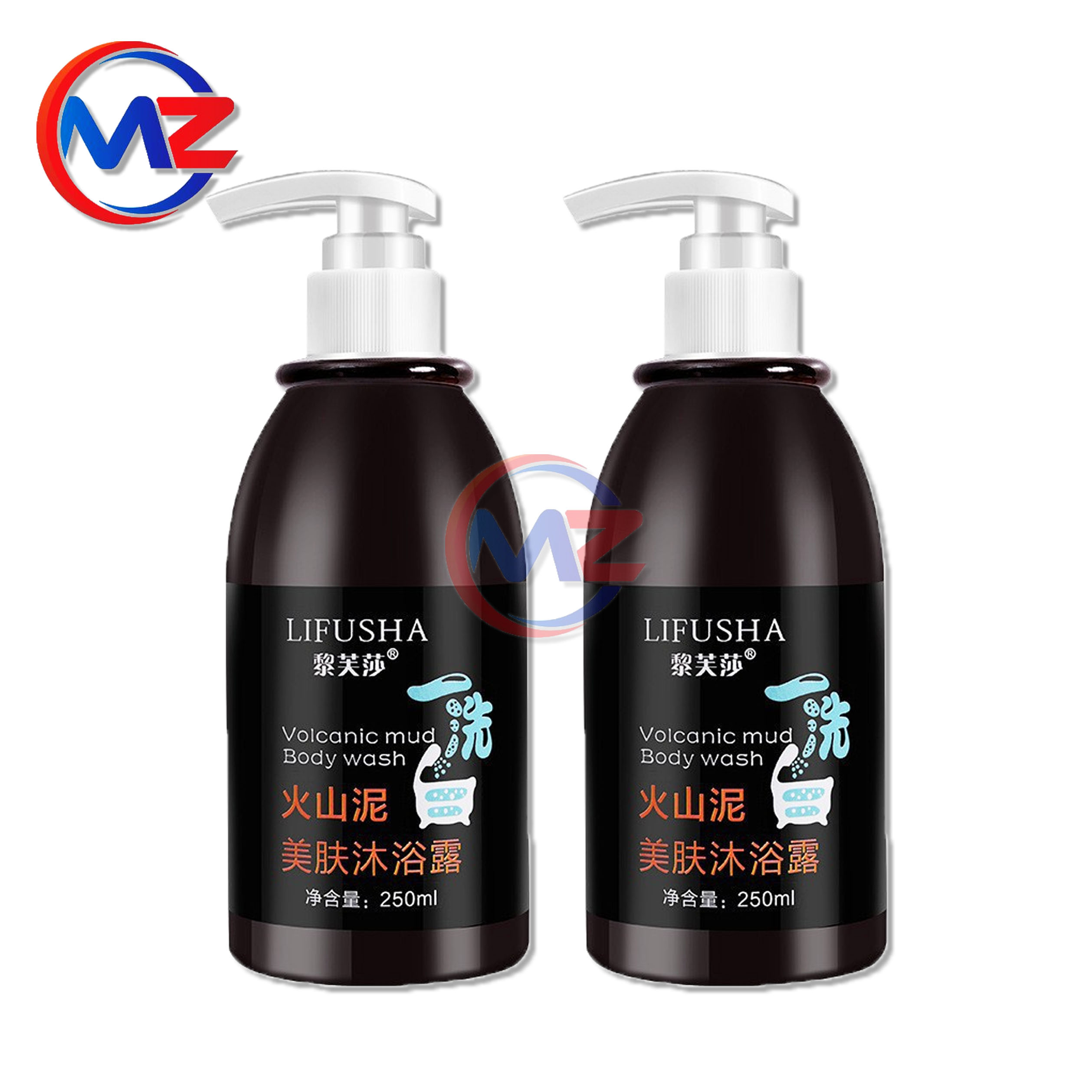 ( BUY 1 TAKE 1 ) Lifusha Volcanic Mud Body Wash Shower Gel Deep Sea Mud