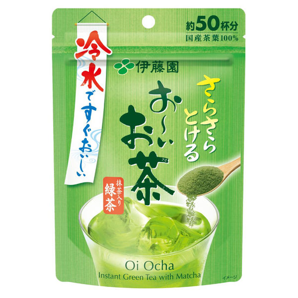 ITOEN OI INSTANT GREEN TEA WITH MATCHA POWDER 40G (50 CUPS