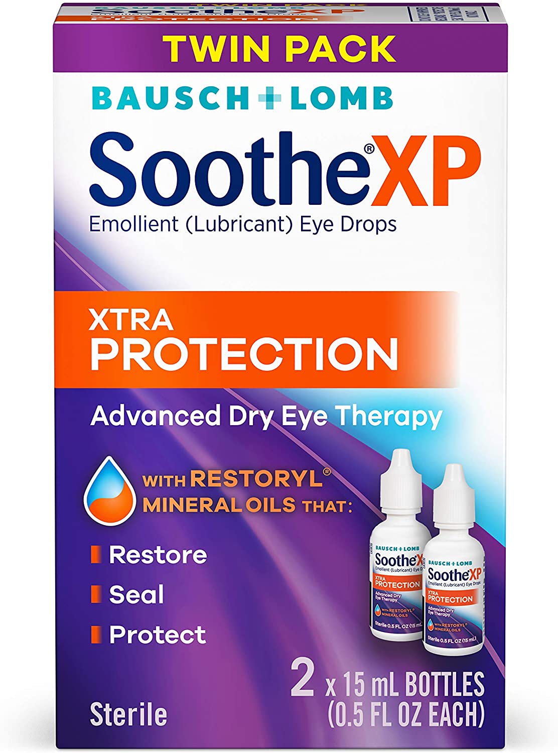 Bausch + Lomb Soothe XP Xtra Protection Emollient (Lubricant) Eye
