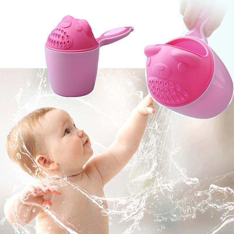 BAZZAR] Bear Cup Baby Bath Water Shower Pouring Hair Wash