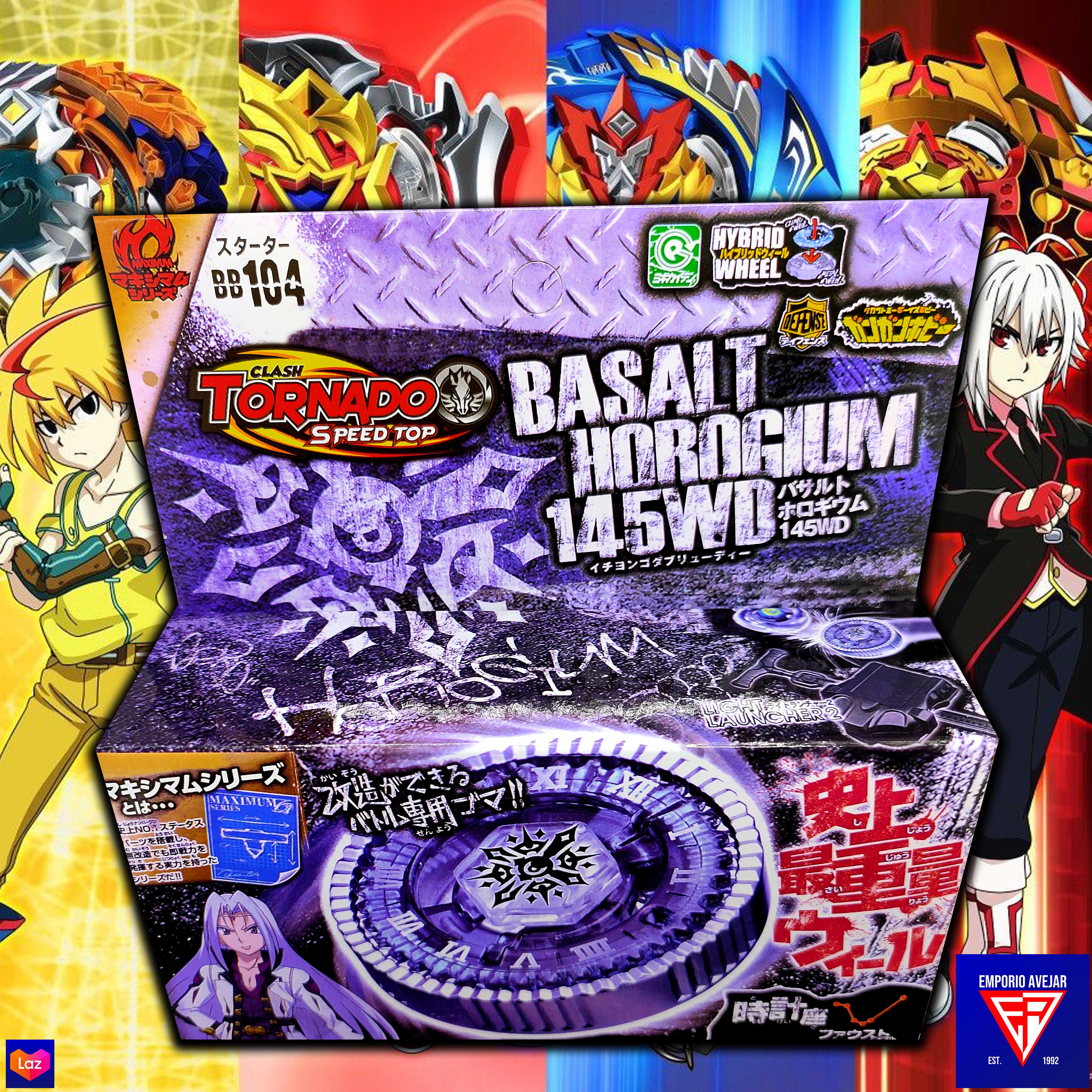 Beyblade LIMITED EDITION BB104 with 