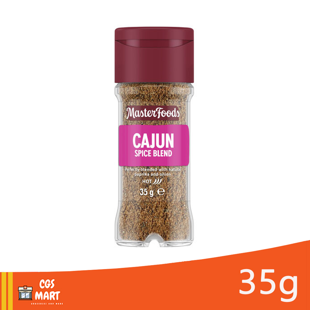 MasterFoods Cajun Hot Spice Blend Seasoning 35g Product of Australia