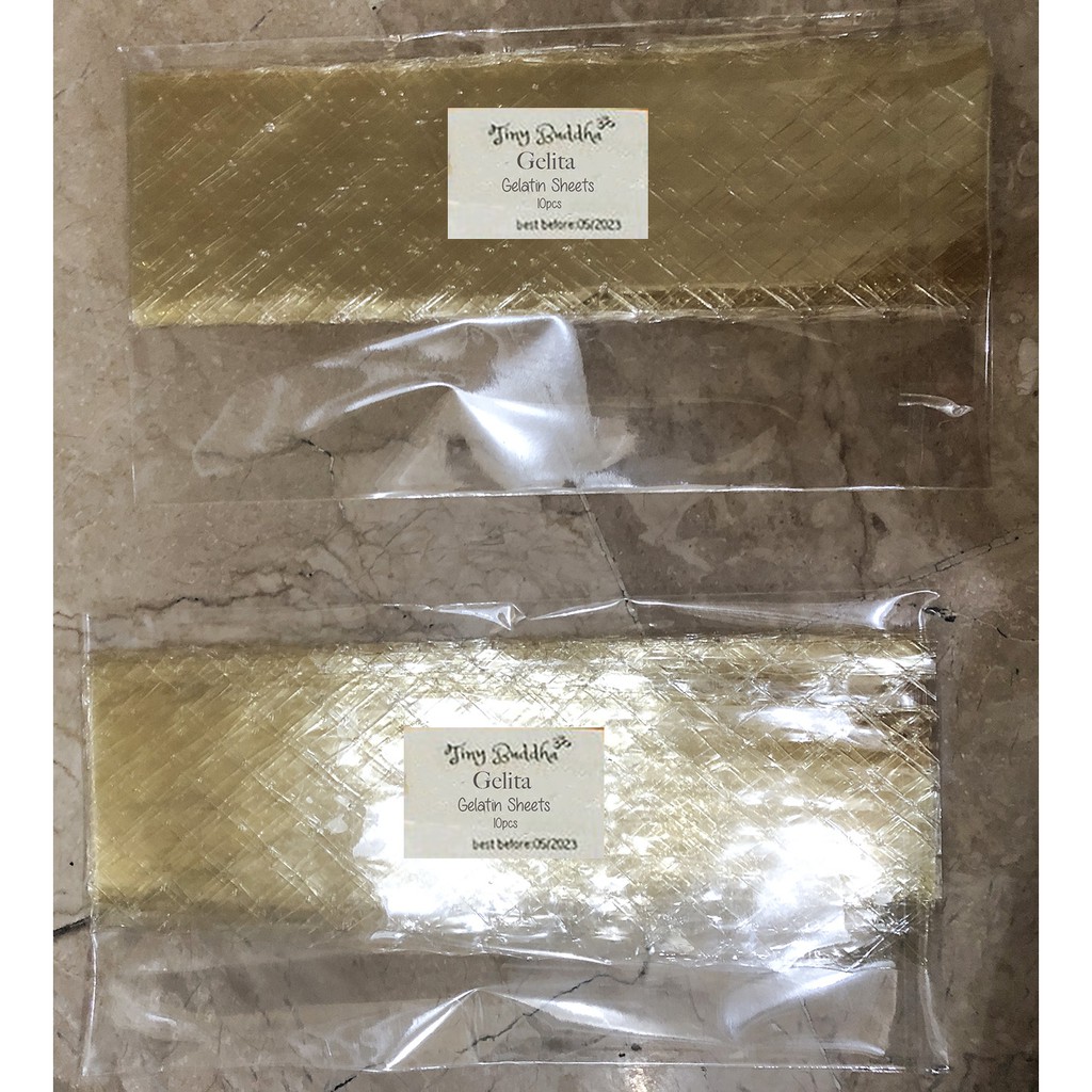 Gelita Gelatin sheets 12 pcs 20g repacked 10 sheets Lazada PH