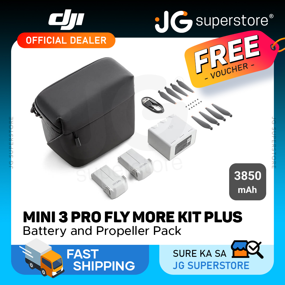 DJI Mavic Mini Pro Fly More Kit with 34 Min Intelligent Flight Batteries  and Propeller Pack (Plus Version 47 Min Available) JG Superstore Lazada  PH