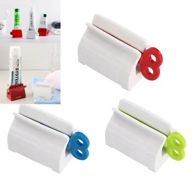 HOME Toothpaste Squeezer Tube Holder Multifunction Manual Rotate Toothpaste Dispenser Tube Squeezer Tool Stand for Bathroom