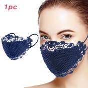 1Pc/3Pc/5Pc Delicate Lace Applique Washable And Reusable Mouth Facemask