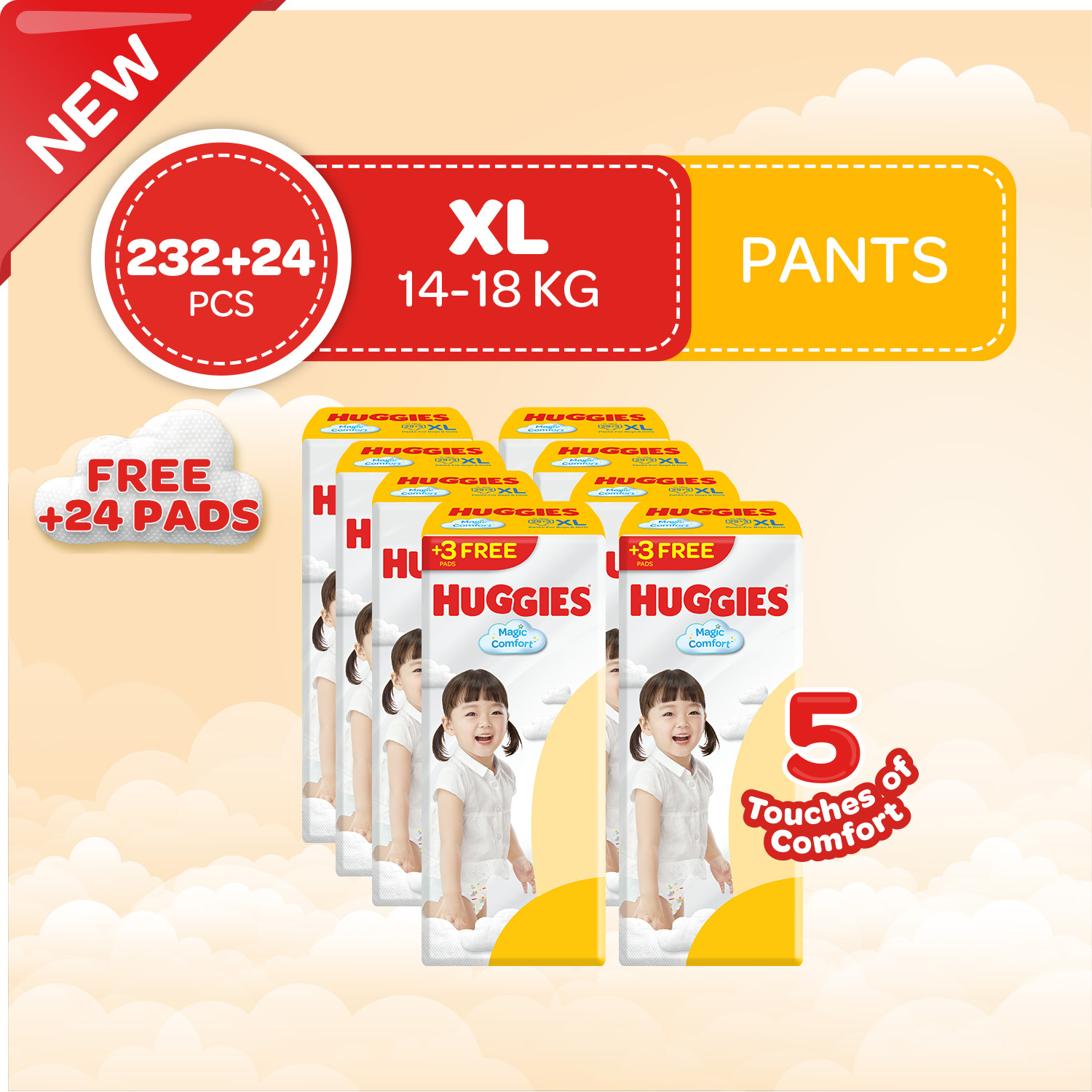 Buy Huggies - Silver Pants XXL 34pcs | DiaperKing