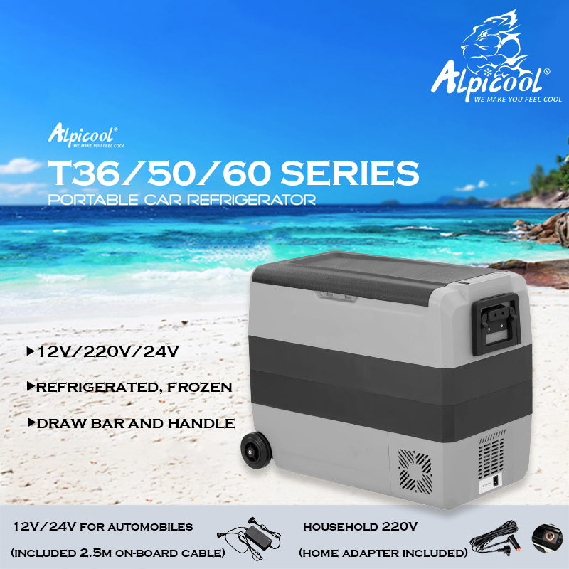 Alpicool T50 50L Car Fridge Freezer Portable Refrigerator 50 L