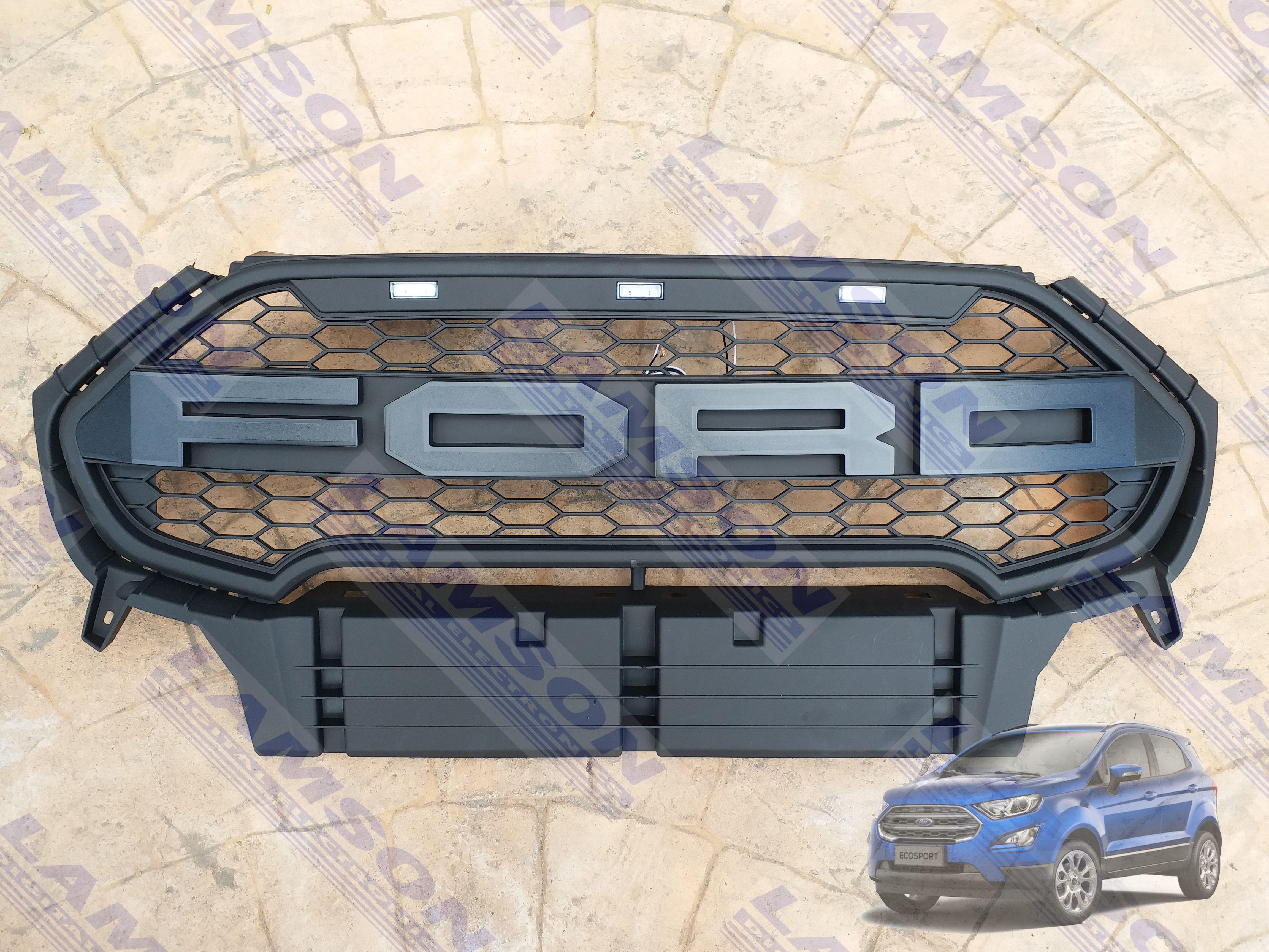 Ford EcoSport 2019 2022 Raptor Grille with LED Black Lazada PH