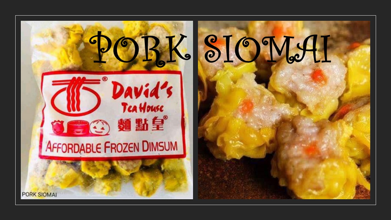 DAVID'S TEA HOUSE AFFORDABLE FROZEN DIMSUM PORK SIOMAI 60PIECES