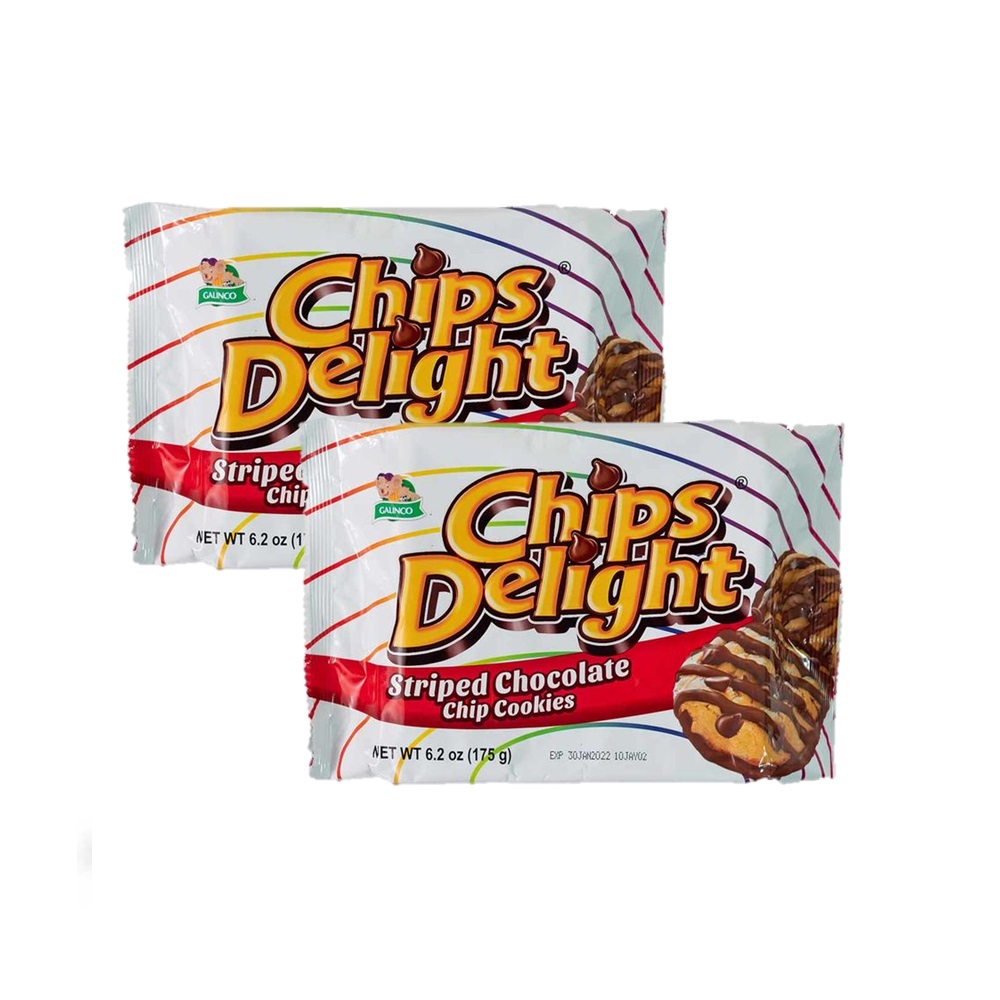 Chips Delight Striped Chocolate Chip Cookies 175g Pack of 2 Lazada PH