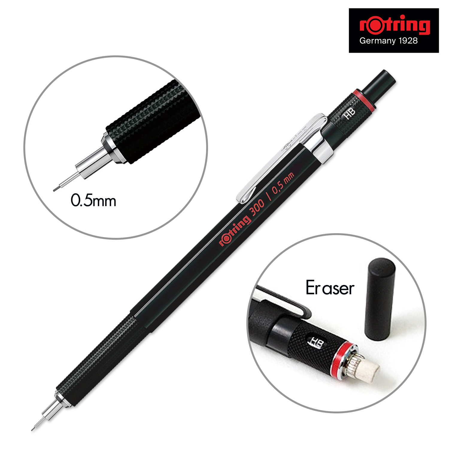 Mechanical Pencil Rotring 300  Rotring 800 Mechanical Pencil - 500  0.5mm/0.7mm - Aliexpress