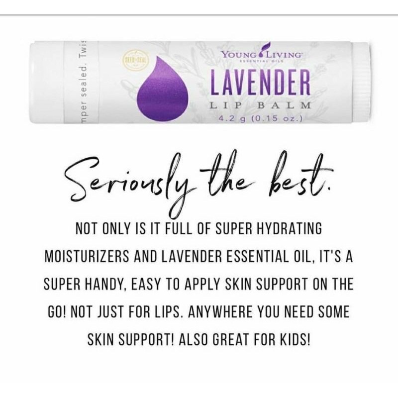 Lavender Lip Balm YOUNG LIVING Lazada PH