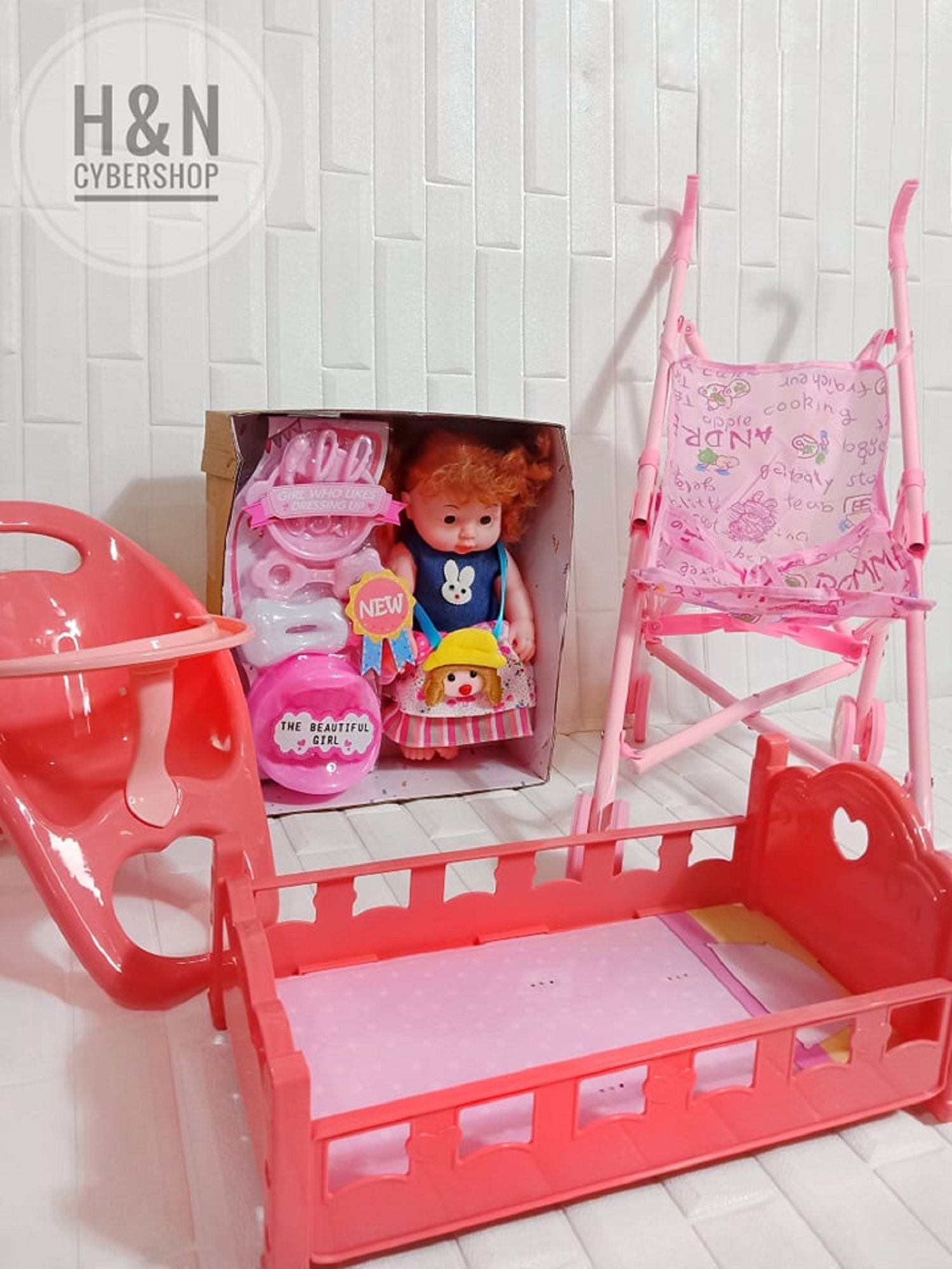 Baby Alive Complete Set Include Stroller Crib And Chair Lazada Ph