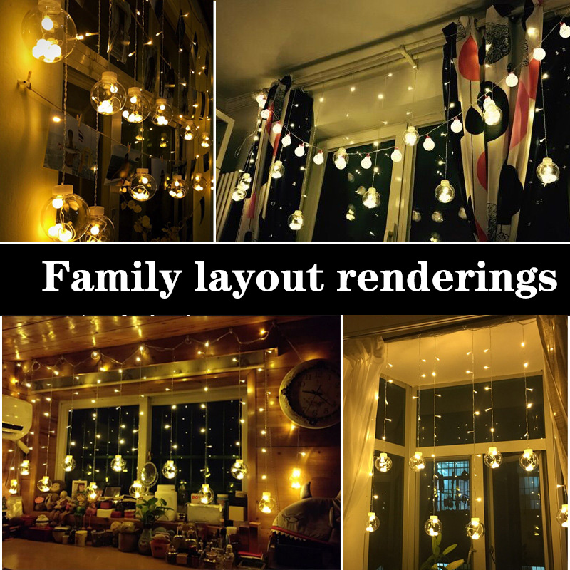 4M 10Bulbs Maple Leaf String Light Holiday Lighting Decoration Outdoor