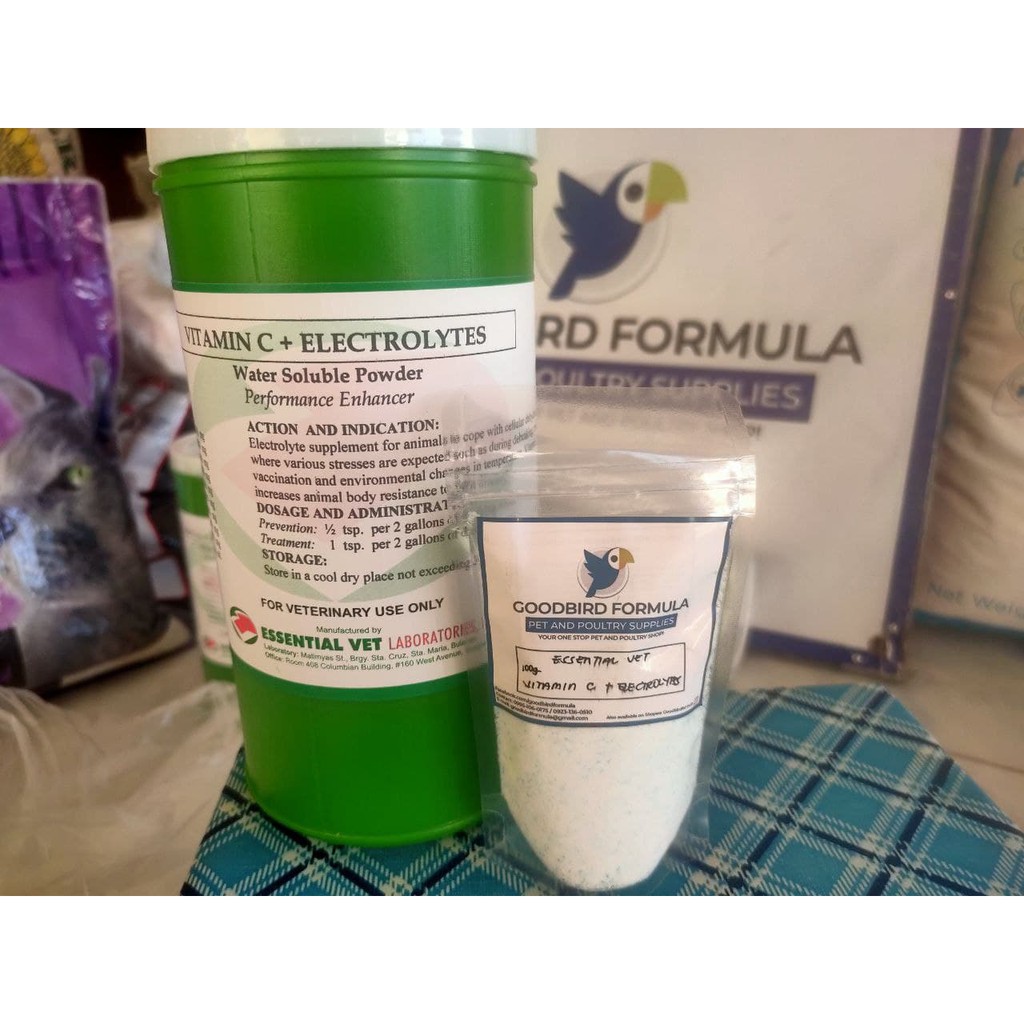 Essential Vet Vitamin C + Electrolytes for Birds, Chicken Farm, Egg