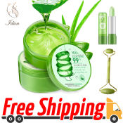 Idun YeSa Aloe Vera Gel with Facial Roller and Lipstick