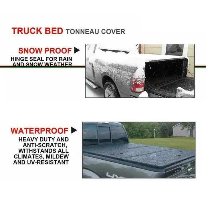 Ship From Us Black Soft 5 5ft Tri Fold Tonneau Cover For Ford F150 2015 2019 Truck Bed Cover Lazada