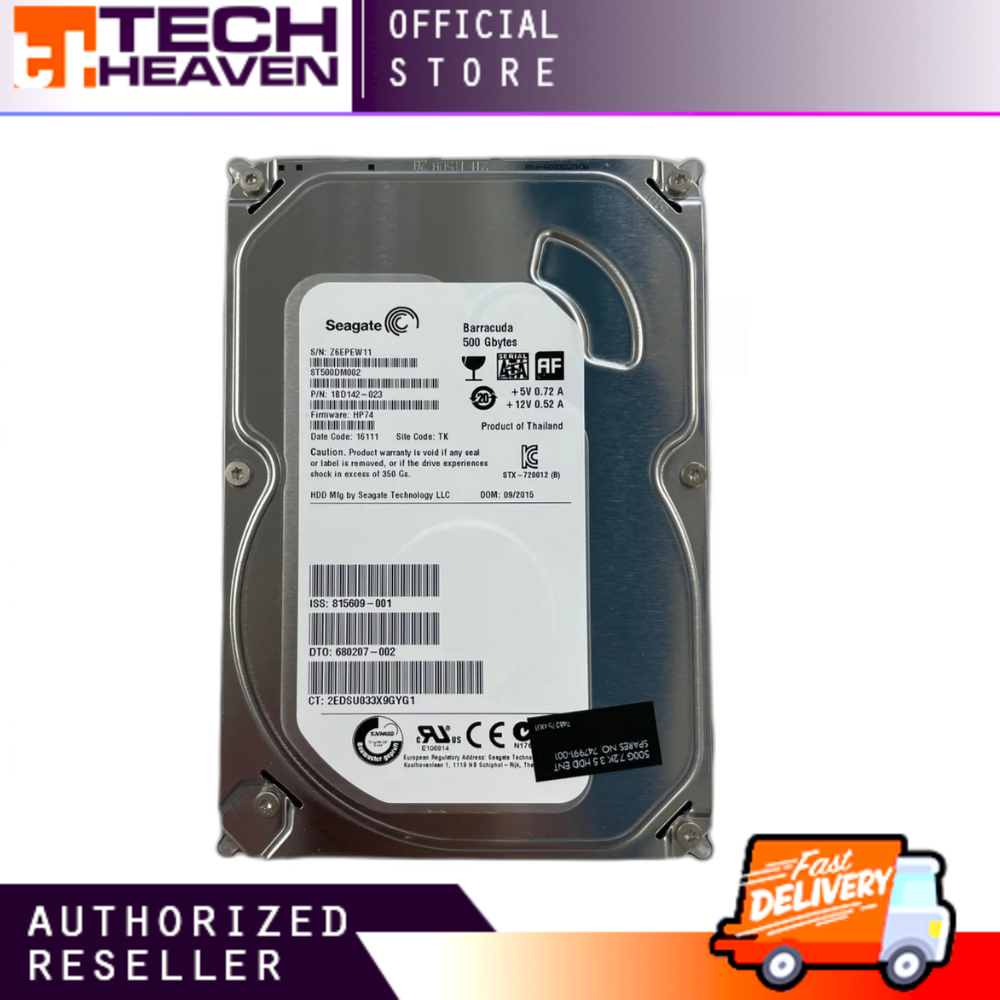 Seagate Barracuda ST500DM002 500 GB SATA III 3.5 In Desktop Hard Drive - H22 - Foto 4