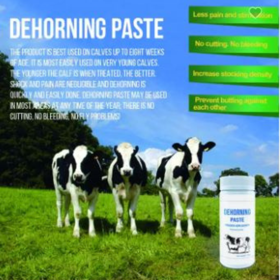 Dehorning paste for calves lambs goat livestock Dehorning paste for