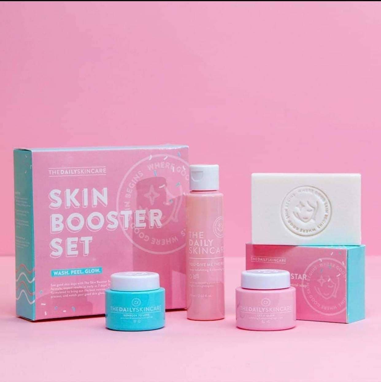 the daily skincare skin booster set