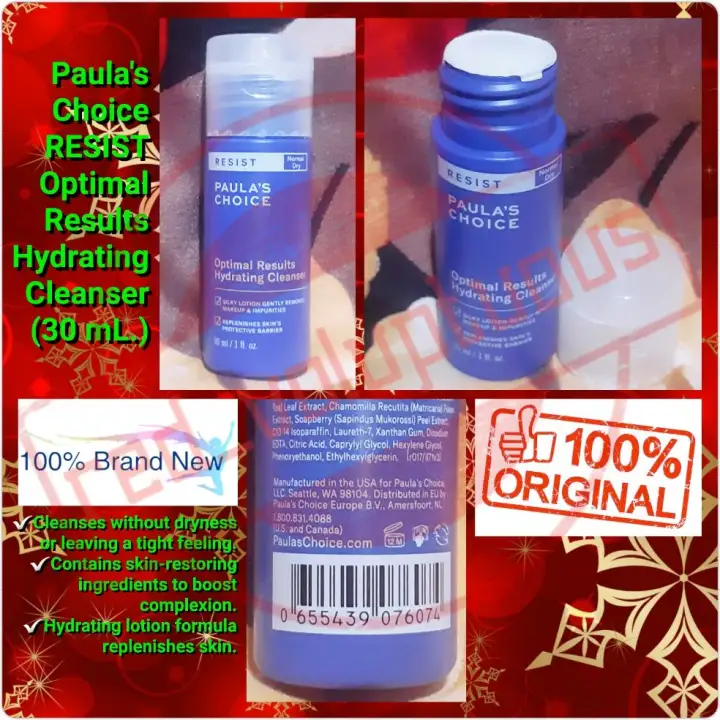 optimal results hydrating cleanser