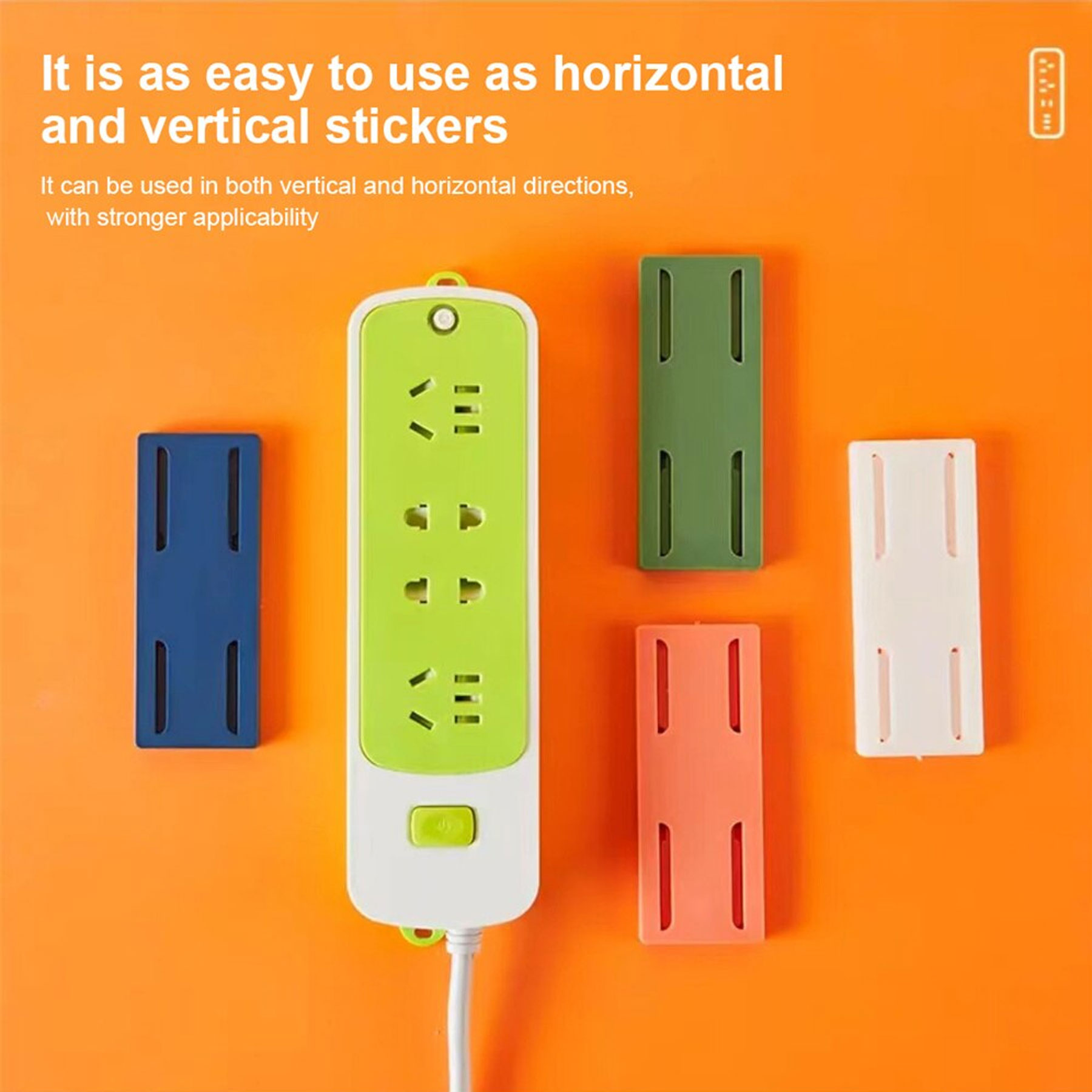 AVINAS Power Strip Fixer Adhesive Hook Wire Fixer Sticker Socket