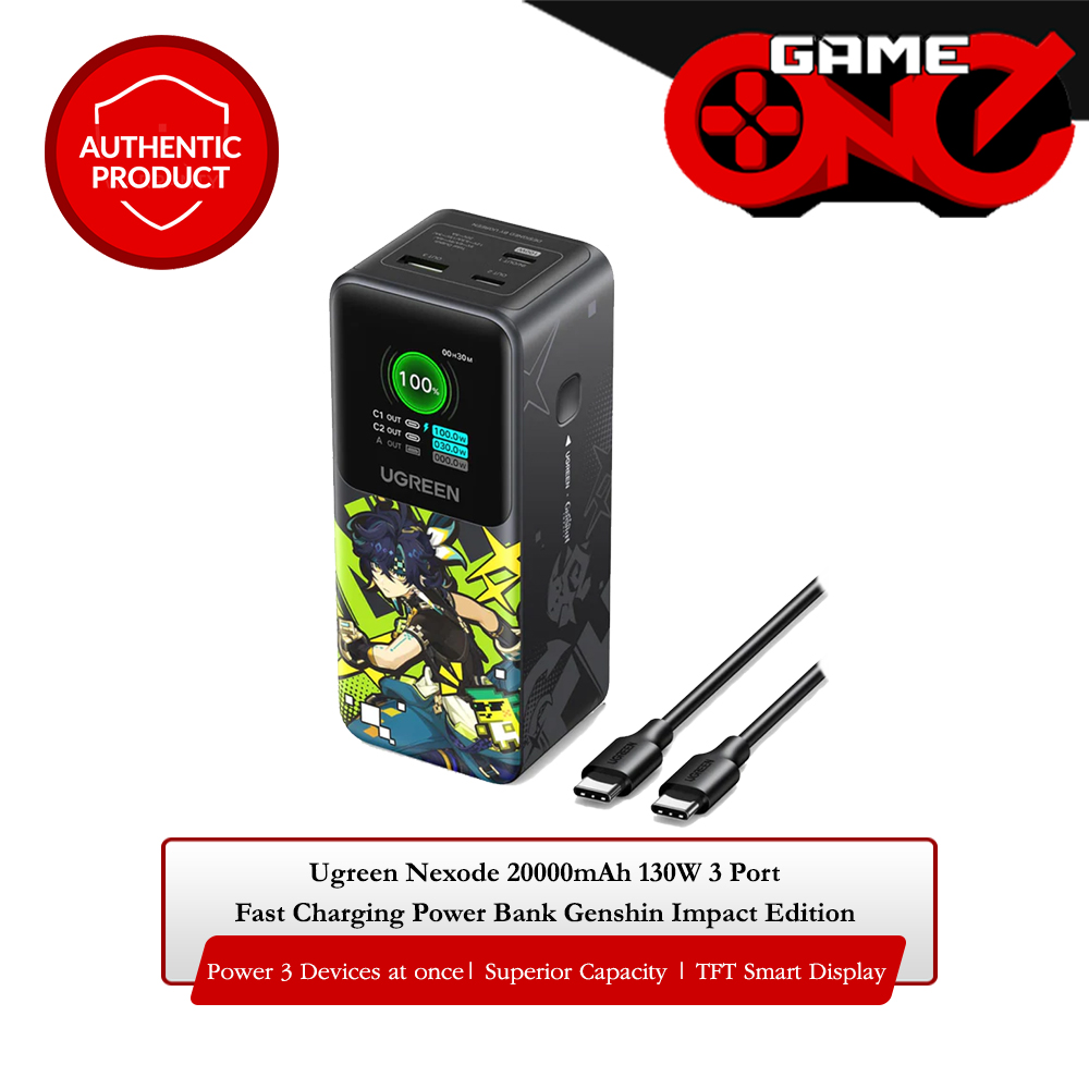 Ugreen Nexode 20000mAh 130W 3-Port Fast Charging Power Bank