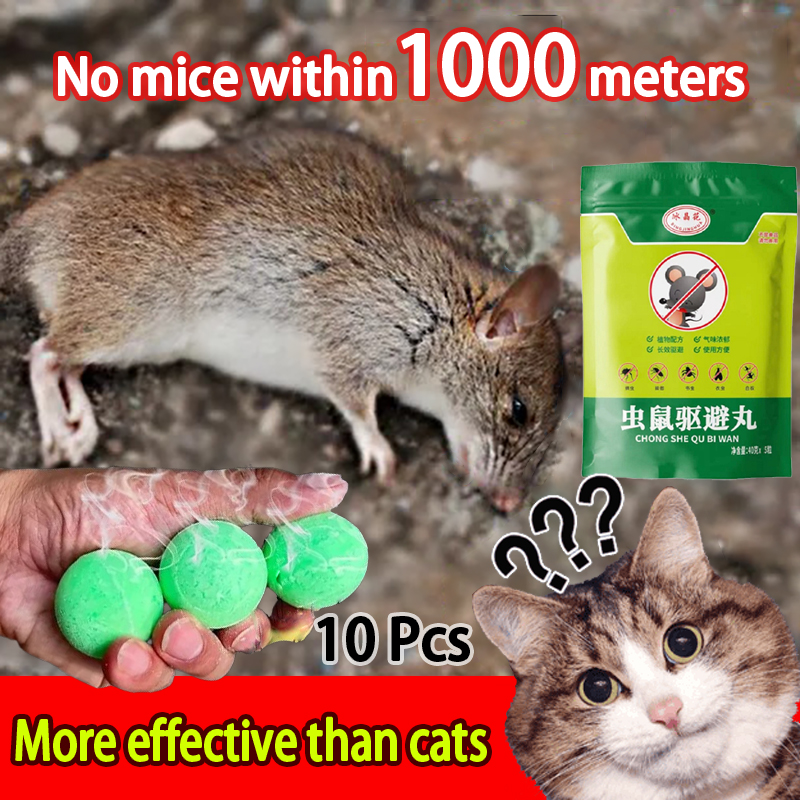 10PCS Powerful Mothball For big Mouse Rats Trap Effectively Moth ball